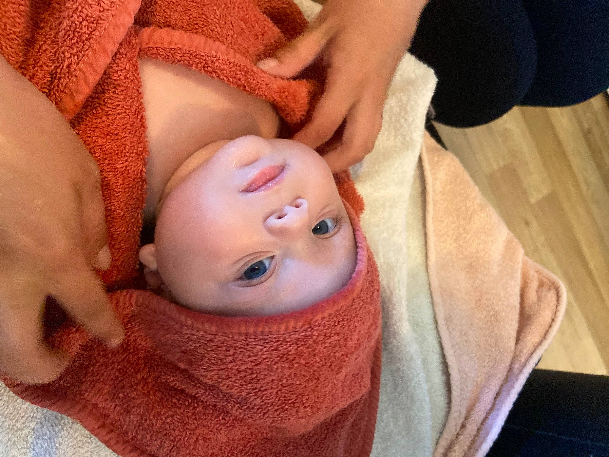 Kataleya participe au concours pour gagner de l'argent avec cette photo : baby, cheek, chin, ear, eye, eyebrow, eyelash, finger, gesture, hand, headwear, iris, joint, lip, mouth, nail, neck, nose, person, skin