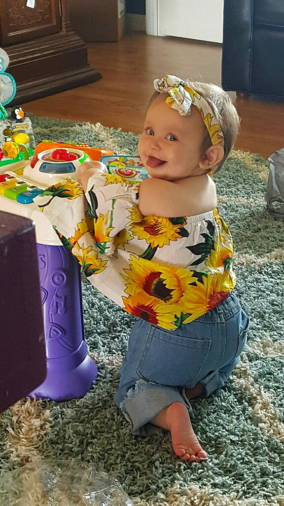 Josephine is registered to the contest to win money with this photo: baby_toddler_clothing, child, person, play, toddler