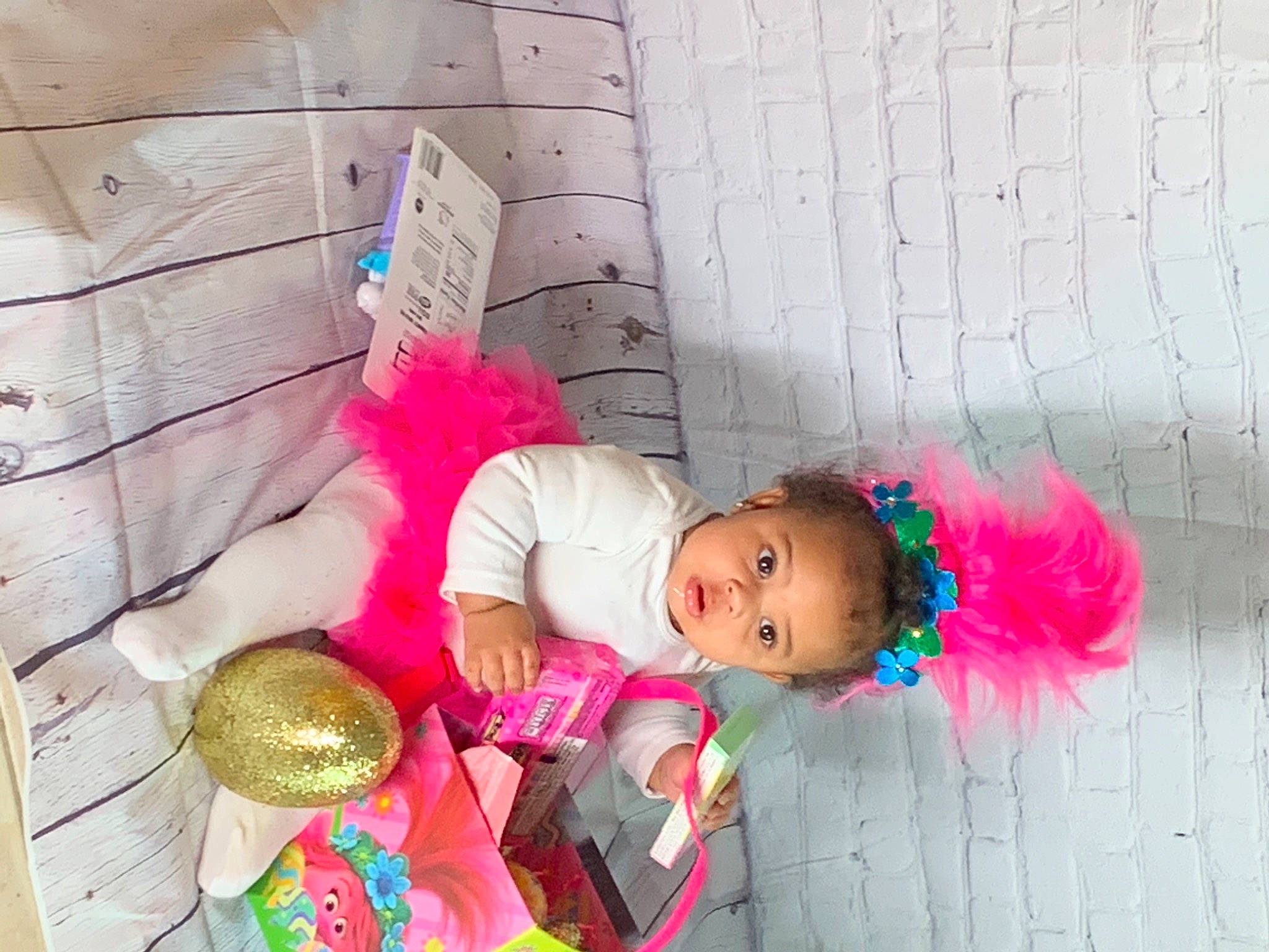 Stella joined the competition — help win amazing prizes! baby, baby_products, baby_toddler_clothing, baby_toys, child, flooring, fun, happy, magenta, pattern, person, pink, play, purple, room, toddler