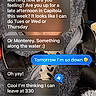 Leo joined the competition — help win amazing prizes! baby, child, text_message, conversation, screenshot, hooded_jacket, blanket, couch, sleeping, indoors, person, fuzzy_clothing, phone_screen, chat, message_bubble, casual, resting, cozy, home, communication