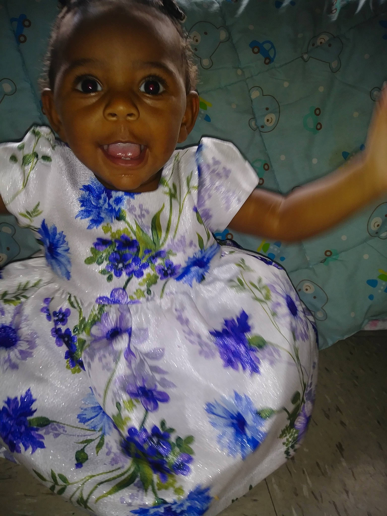 Jayleen Marie Rose is registered to the contest to win money with this photo: child, joy, lavender, person, purple, toddler