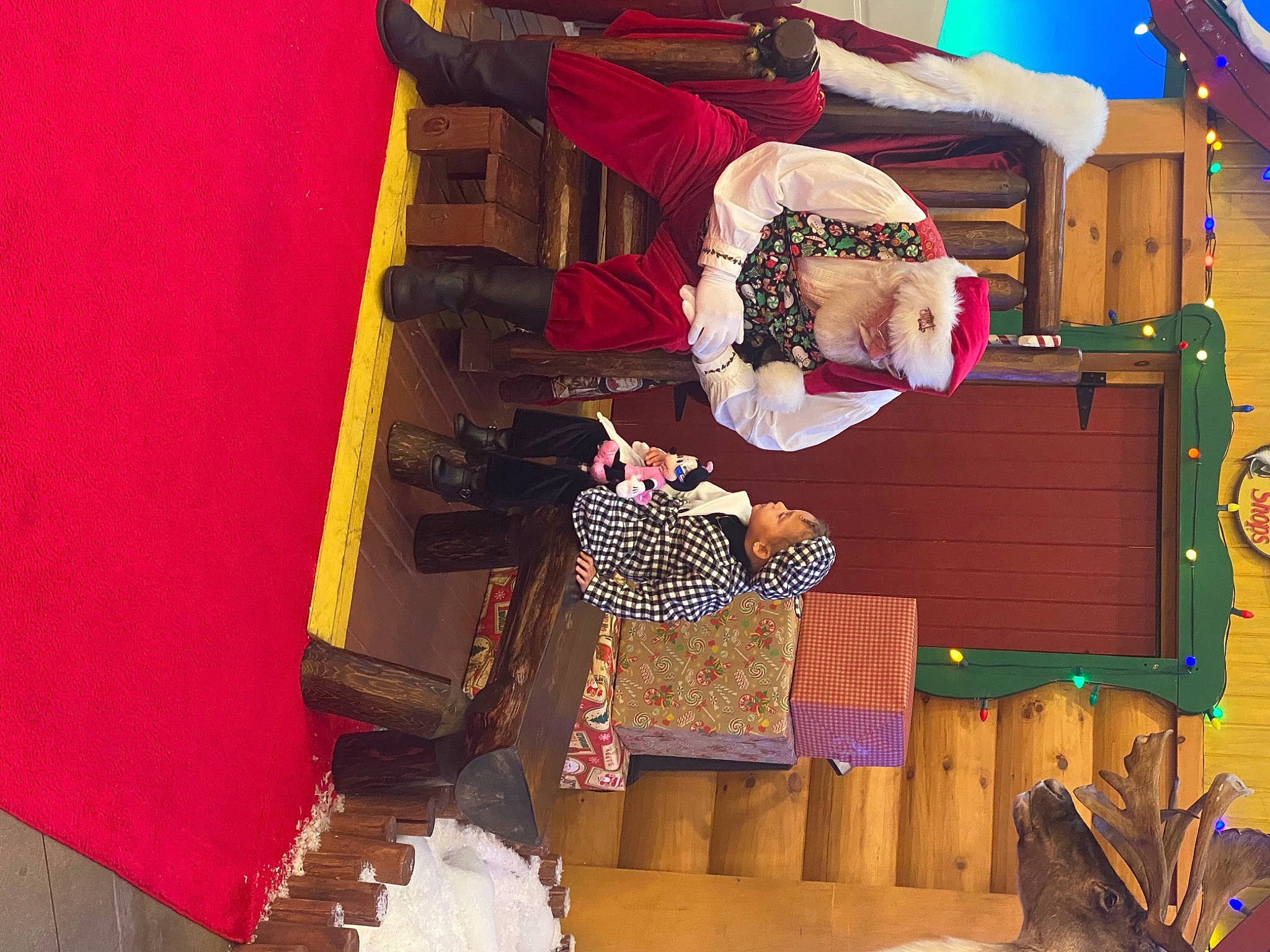 Kyla is registered to the contest to win money with this photo: art, child, event, fun, leisure, linens, magenta, pattern, person, pink, red, room, tire, tree, visual_arts, wheel, wood