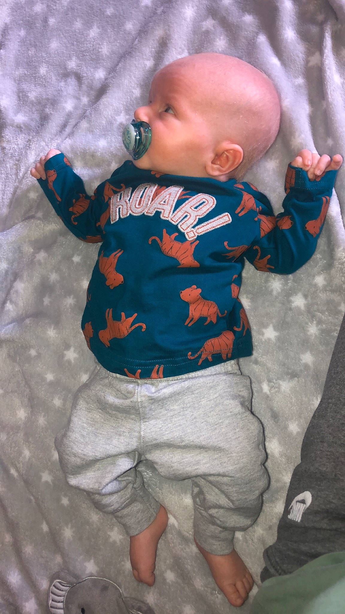 Hudsen is registered to the contest to win money with this photo: baby, child, person, smile, toddler