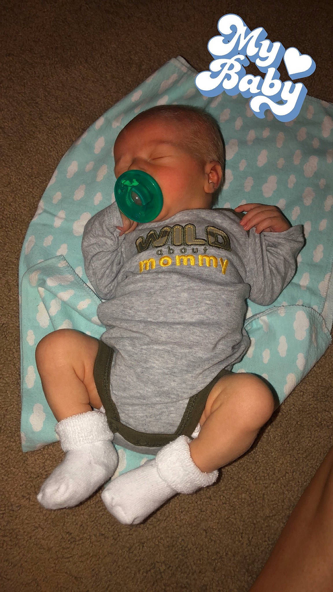 Hudsen joined the competition — help win amazing prizes! baby, child, person, sleep, toddler