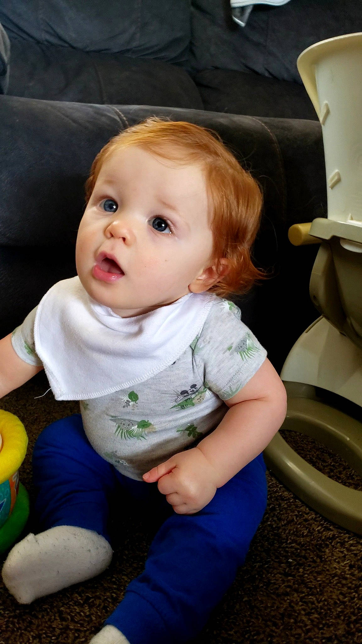 Sonny joined the competition — help win amazing prizes! baby, baby_toddler_clothing, blue, car_seat, cheek, child, chin, comfort, eye, facial_expression, family_car, fun, hair, hairstyle, head, iris, person, sitting, skin, surprise