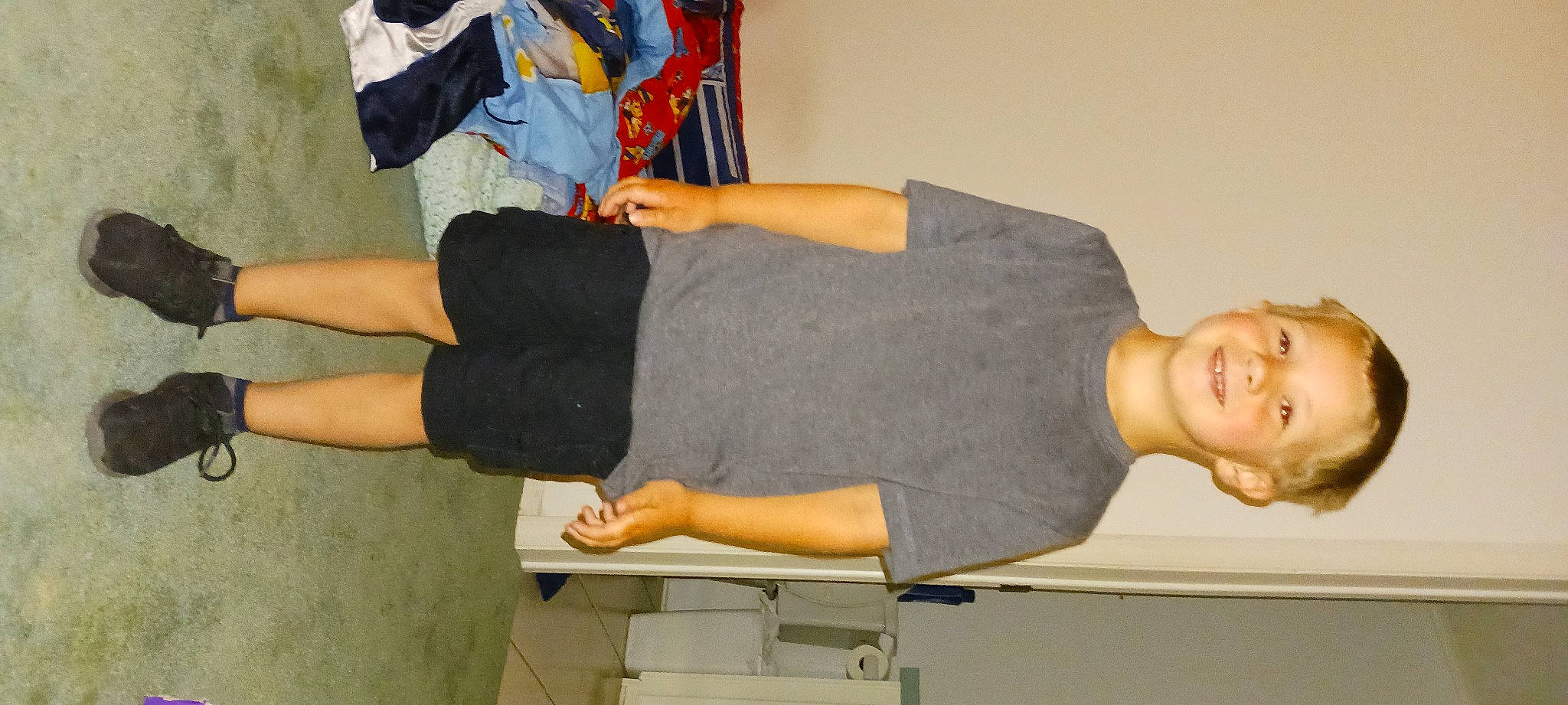 Chance joined the competition — help win amazing prizes! arm, balance, bermuda_shorts, calf, elbow, foot, gesture, hip, human_leg, joint, joy, knee, leg, person, room, shorts, shoulder, smile, sportswear, thigh