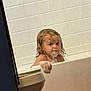 Hunter joined the competition — help win amazing prizes! toddler, child, bathtub, bathroom, bubbles, wet_hair, tiles, toilet, curly_hair, soap, water, face, bath_time, young_child, looking, white_tiles, hand, indoor, cute, bath