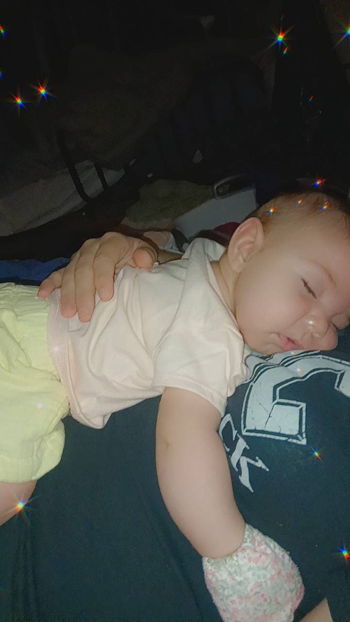 Aria joined the competition — help win amazing prizes! abdomen, baby, baby_toddler_clothing, cheek, chest, child, comfort, elbow, event, finger, fun, human_leg, lap, mouth, person, smile, t_shirt, thigh, thumb, toddler