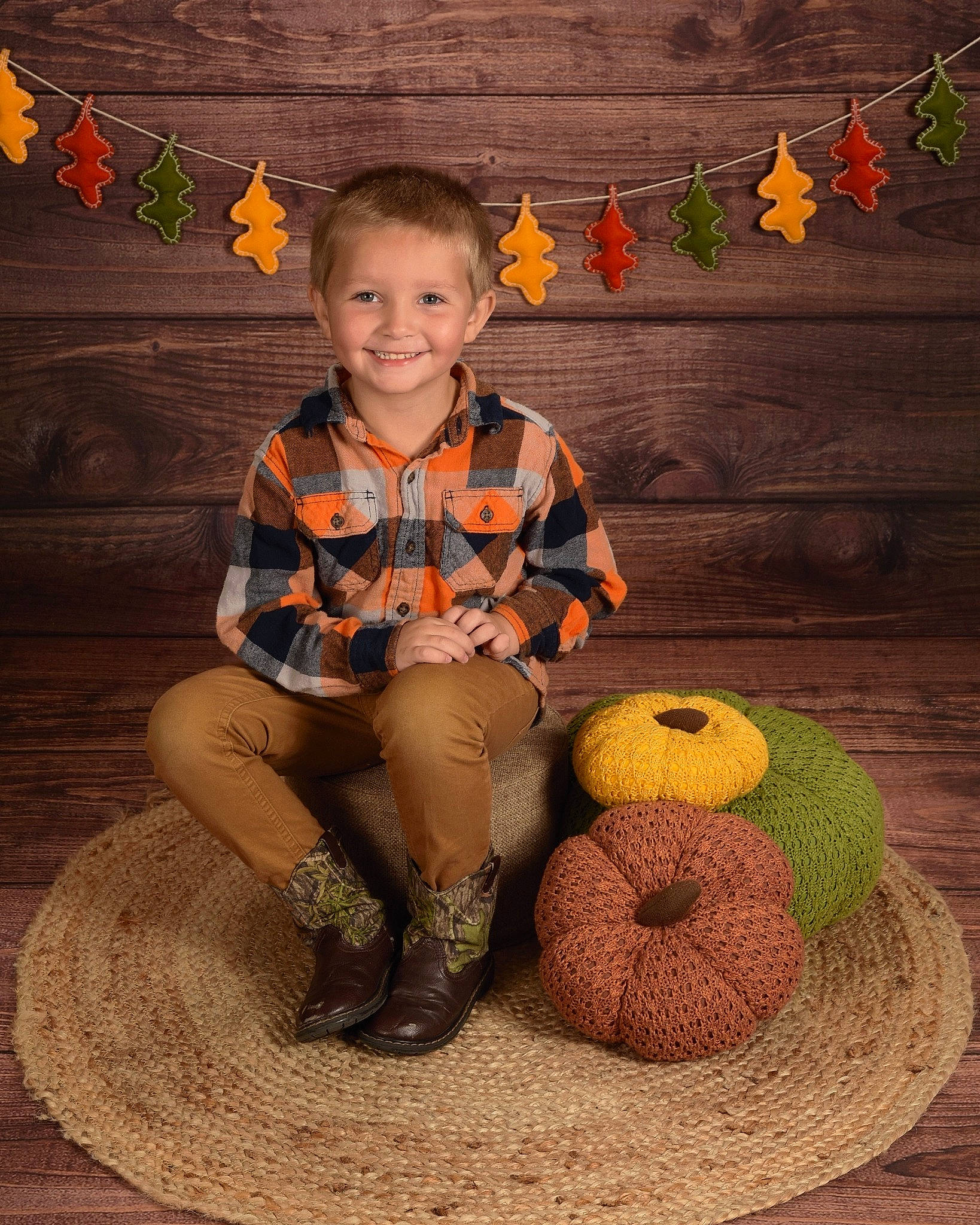 Bently is registered to the contest to win money with this photo: basket, calabaza, child, face, flash_photography, flooring, gourd, happy, hat, joy, orange, person, plant, pumpkin, shoe, sitting, smile, t_shirt, toddler, tree