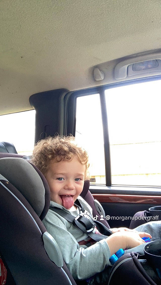 Warren joined the competition — help win amazing prizes! auto_part, automotive_design, automotive_exterior, car, car_seat, car_seat_cover, family_car, head_restraint, luxury_vehicle, mode_of_transport, motor_vehicle, person, personal_luxury_car, smile, steering_part, steering_wheel, toddler, vehicle, vehicle_door, window
