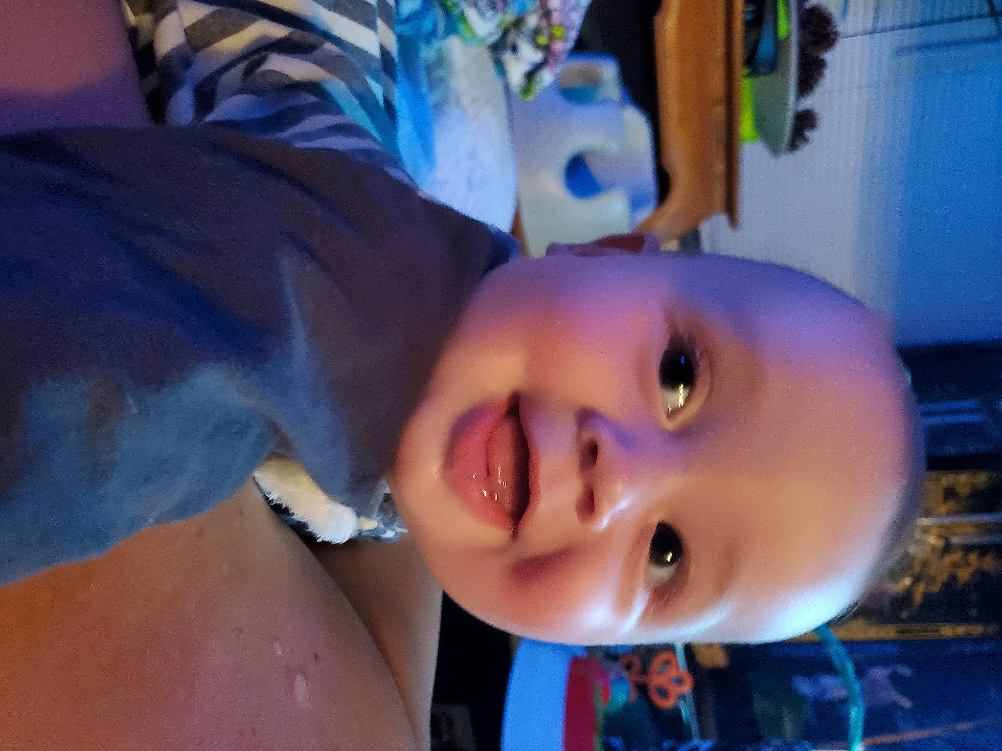 Atlas is registered to the contest to win money with this photo: baby, baby_toddler_clothing, cheek, chest, child, ear, electric_blue, eyelash, flash_photography, fun, happy, iris, jaw, leisure, lip, mouth, nose, person, portrait_photography, smile