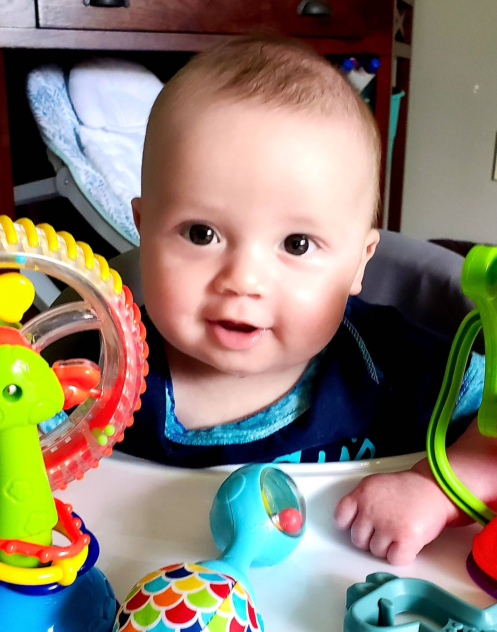 Atlas joined the competition — help win amazing prizes! baby, baby_products, baby_toddler_clothing, baby_toys, cheek, child, event, fun, happy, iris, nose, person, plastic, play, product, skin, smile, snapshot, sweetness, toddler