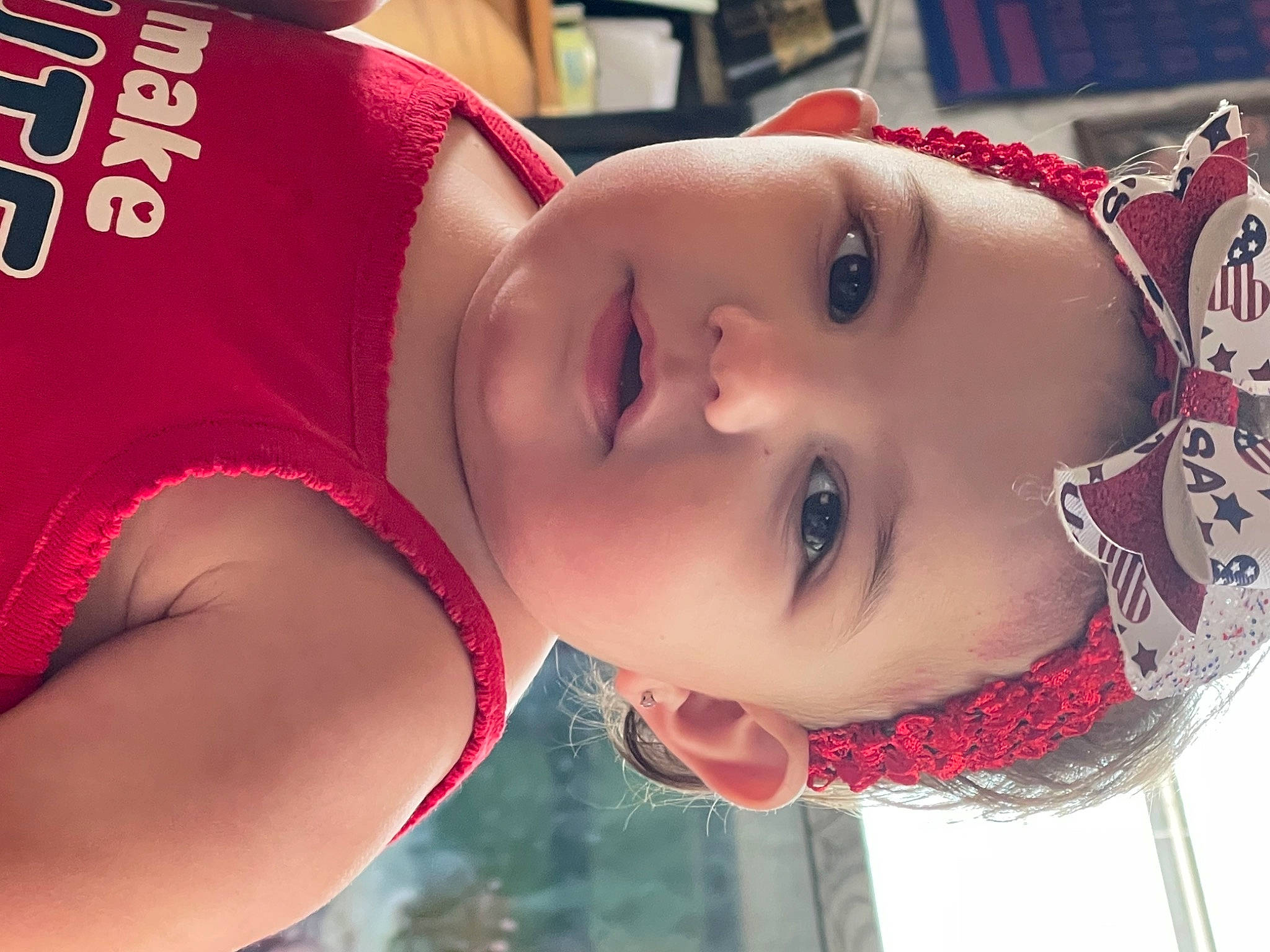 Kenzleigh joined the competition — help win amazing prizes! beauty, black_hair, cheek, child, chin, eye, eyebrow, eyelash, forehead, fun, happy, headgear, headwear, lip, mouth, neck, nose, person, red, skin