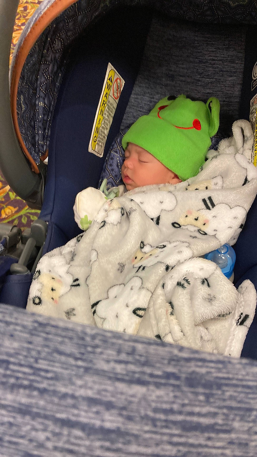 Imre joined the competition — help win amazing prizes! automotive_tire, baby, baby_products, baby_safety, baby_sleeping, baby_toddler_clothing, baby_toys, bedtime, cap, cheek, child, comfort, cradle, headwear, human_body, infant_bed, linens, nap, person, room