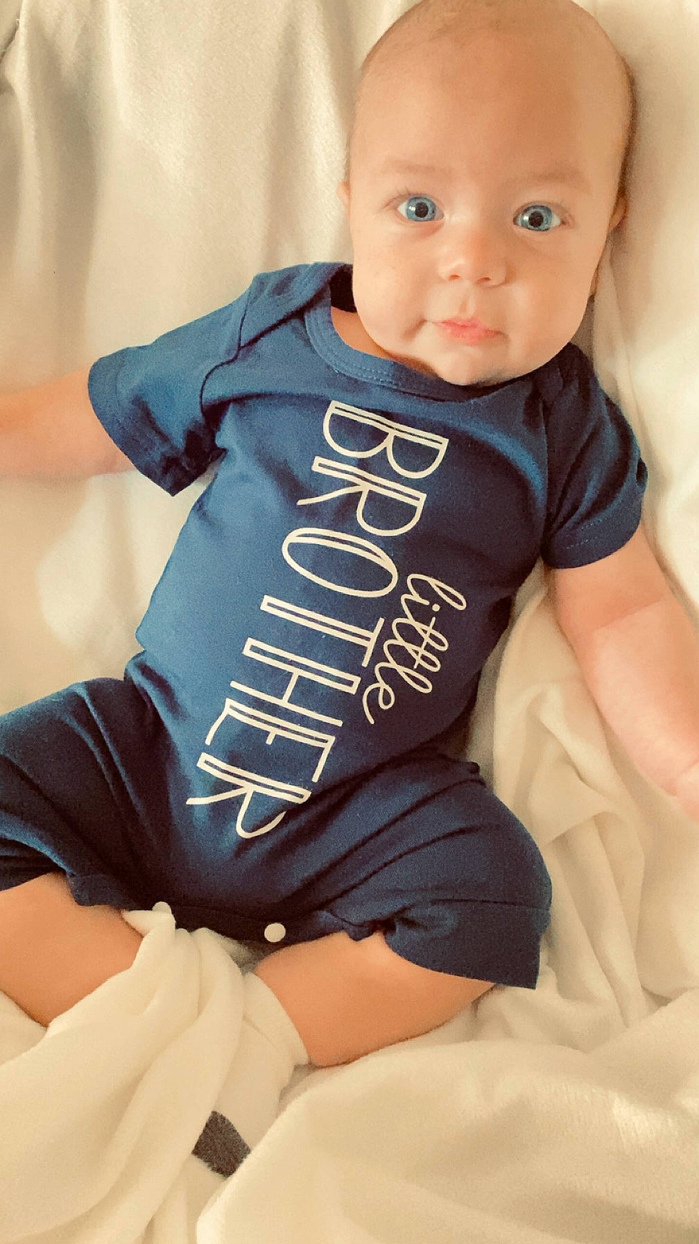 Augustus joined the competition — help win amazing prizes! baby, bed, bedroom, clothing, cushion, face, furniture, head, homedecor, indoors, jeans, newborn, pants, person, photography, portrait, room, shirt, shorts, t_shirt