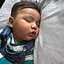 Ian Emmanuel joined the competition — help win amazing prizes! baby, sleeping, infant, face, pillow, clothing, denim, overalls, striped_shirt, hand, peaceful, child, closeup, bed, rest, cute, portrait, skin, hair, indoors