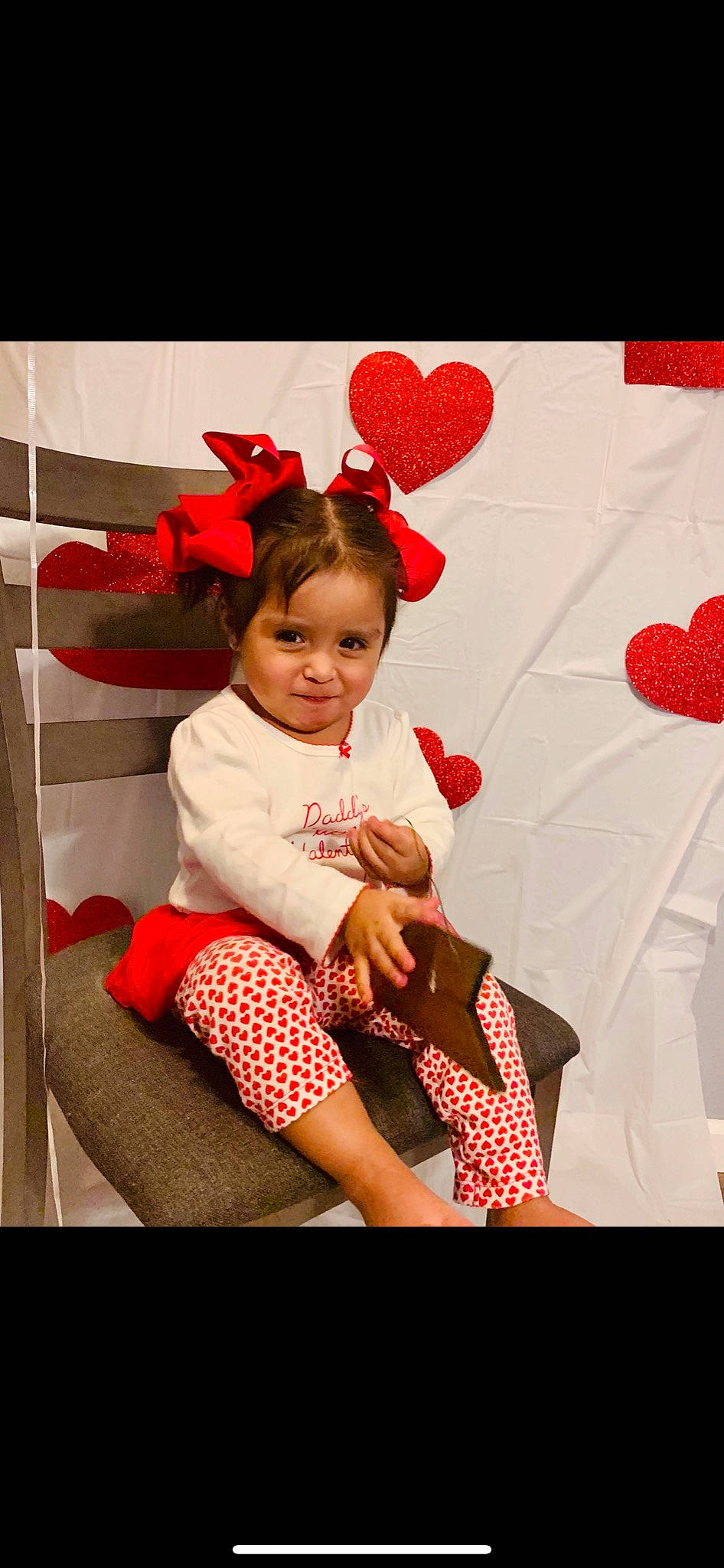 Tatianna joined the competition — help win amazing prizes! child, design, ear, fawn, happy, pattern, person, photography, polka_dot, red, smile, toddler, valentines_day