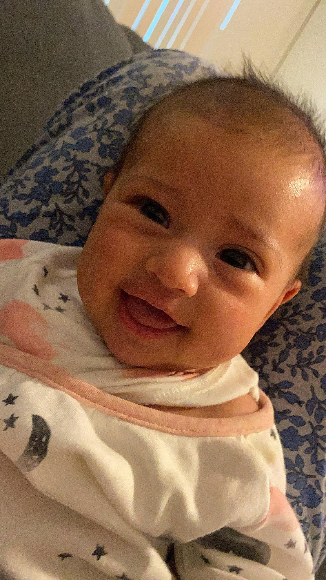 Reyna joined the competition — help win amazing prizes! baby, baby_toddler_clothing, cheek, chin, collar, eyebrow, eyelash, face, facial_expression, finger, happy, iris, joy, lip, mouth, nose, person, pink, skin, sleeve