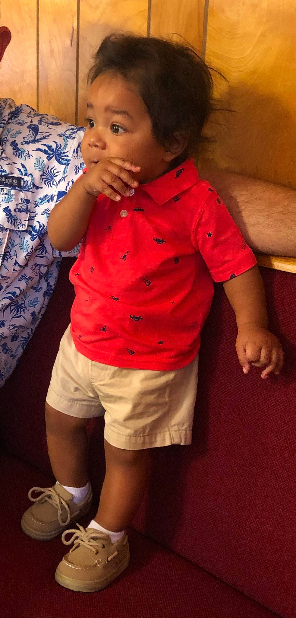 Caysen joined the competition — help win amazing prizes! cheek, chin, eye, face, forehead, fun, gesture, happy, head, human, joint, lip, mouth, nose, organ, person, shorts, skin, sleeve, thigh