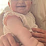Lyana participe au concours pour gagner de l'argent avec cette photo : baby, smiling, child, infant, cute, portrait, person, skin, hand, face, happy, soft_light, closeup, cuddle, young, human, arm, clothing, indoor, expression