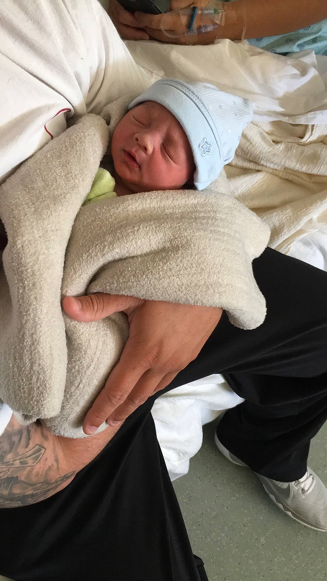 Woody joined the competition — help win amazing prizes! child, clothing, dress, headwear, infant, interaction, leg, man, person, woman