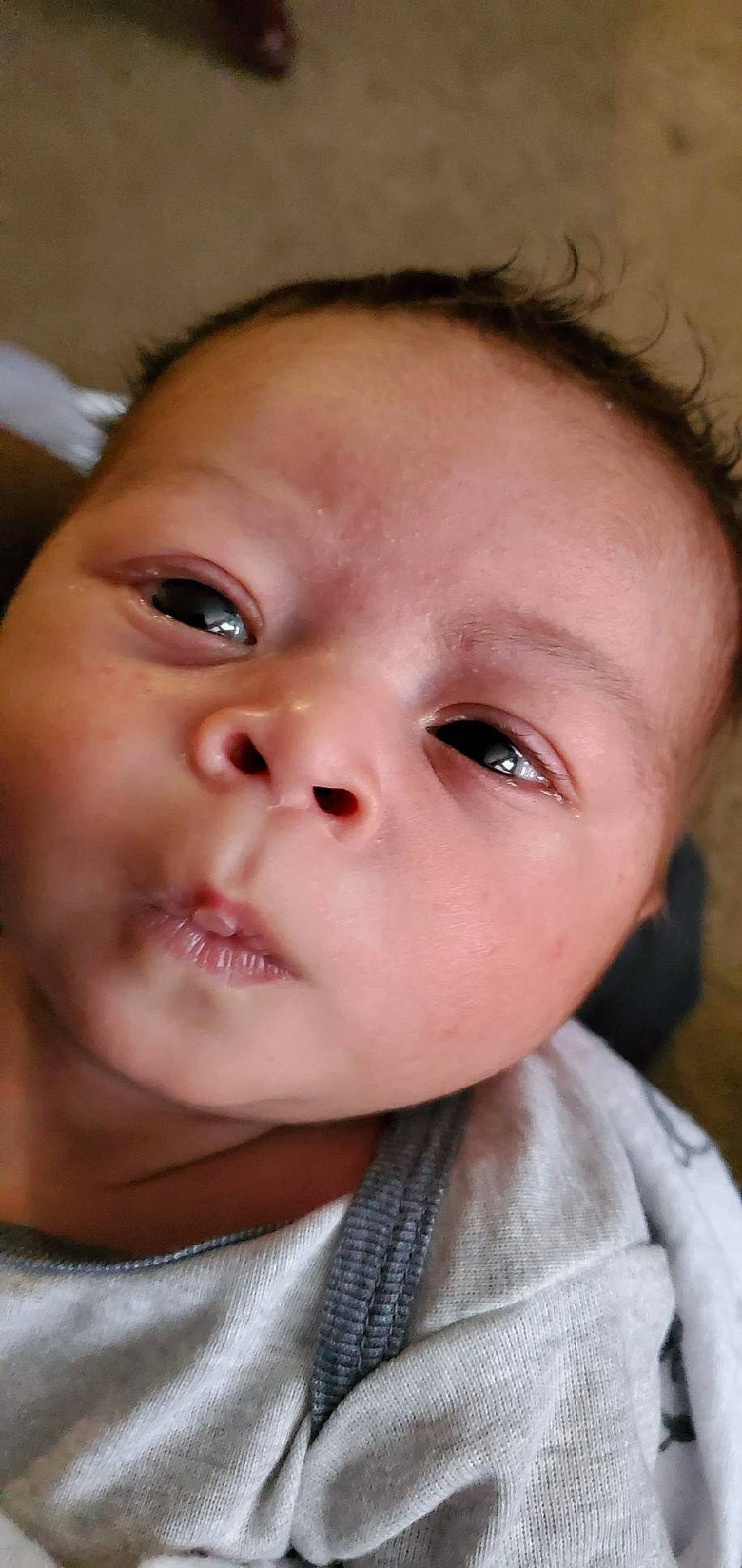 Avery joined the competition — help win amazing prizes! baby, cheek, child, chin, close_up, ear, eyebrow, eyelash, forehead, happy, iris, jaw, lip, mouth, neck, no_expression, nose, person, skin, smile