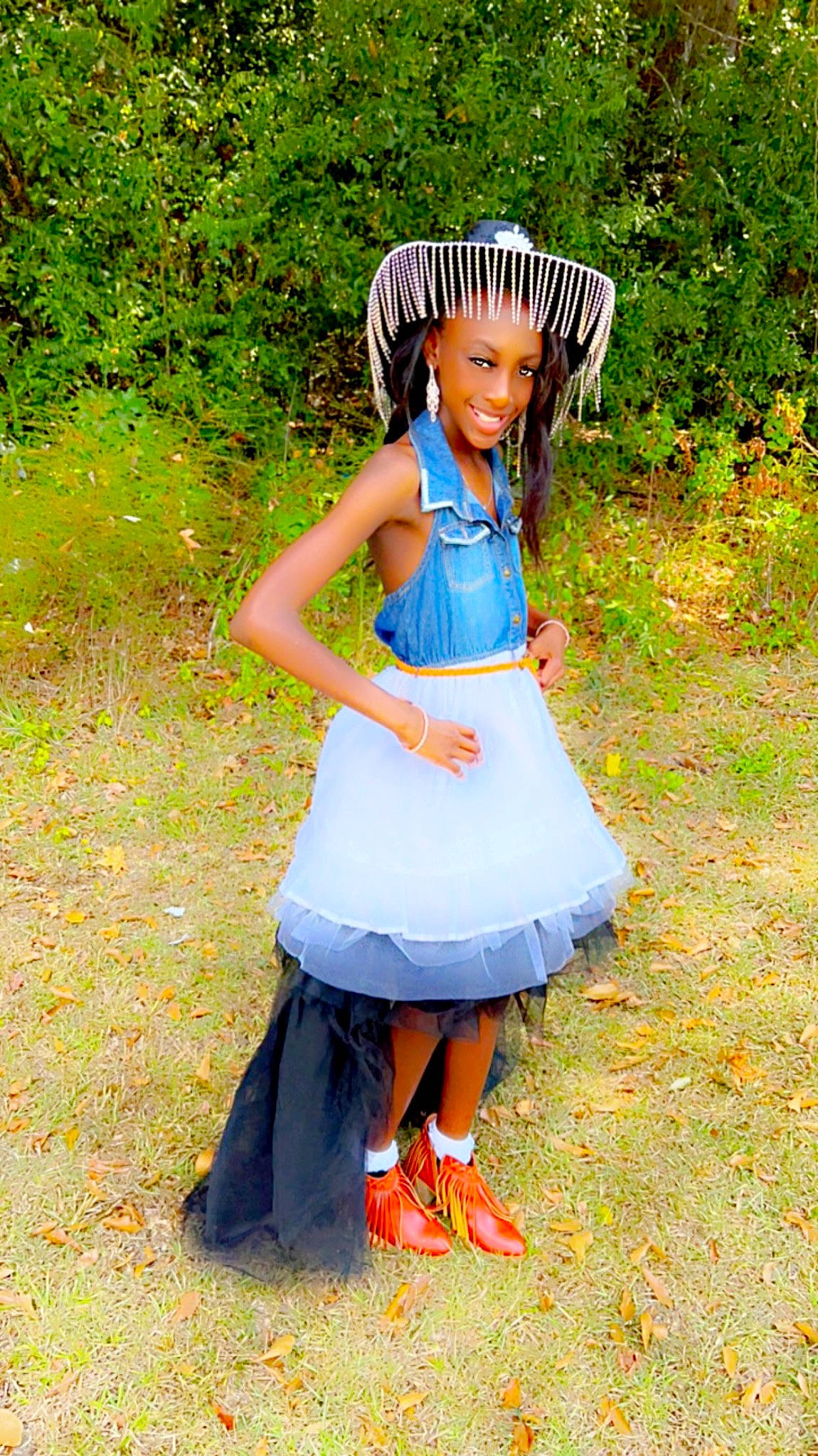 Zyniyah is registered to the contest to win money with this photo: anime, bangs, cosplay, costume, costume_design, electric_blue, fashion_accessory, fashion_design, formal_wear, fun, grass, happy, hat, headwear, hime_cut, human_leg, joy, people_in_nature, person, plant