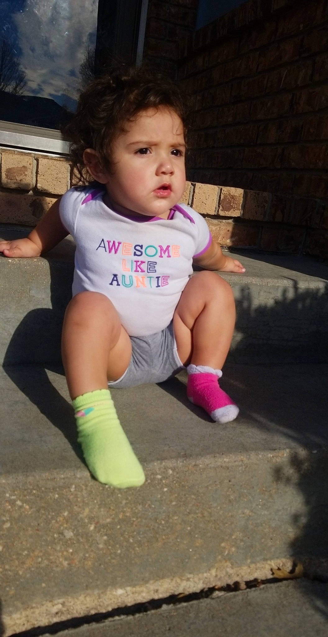 Emelia joined the competition — help win amazing prizes! baby, beauty, cheek, child, knee, leg, person, pink, play, sitting, skin, smile, toddler