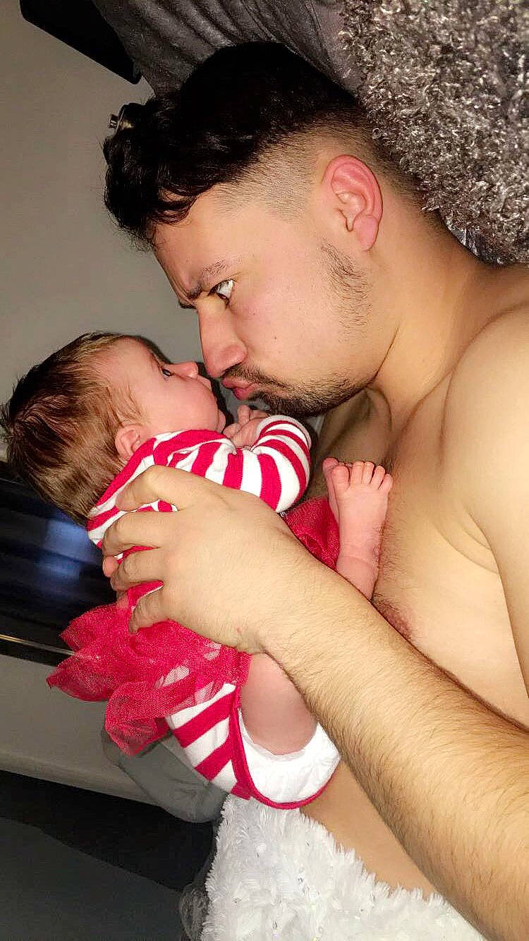 Ellie-mae  joined the competition — help win amazing prizes! baby, cheek, child, daughter, father, finger, gesture, hand, interaction, love, mother, muscle, nail, person, toddler