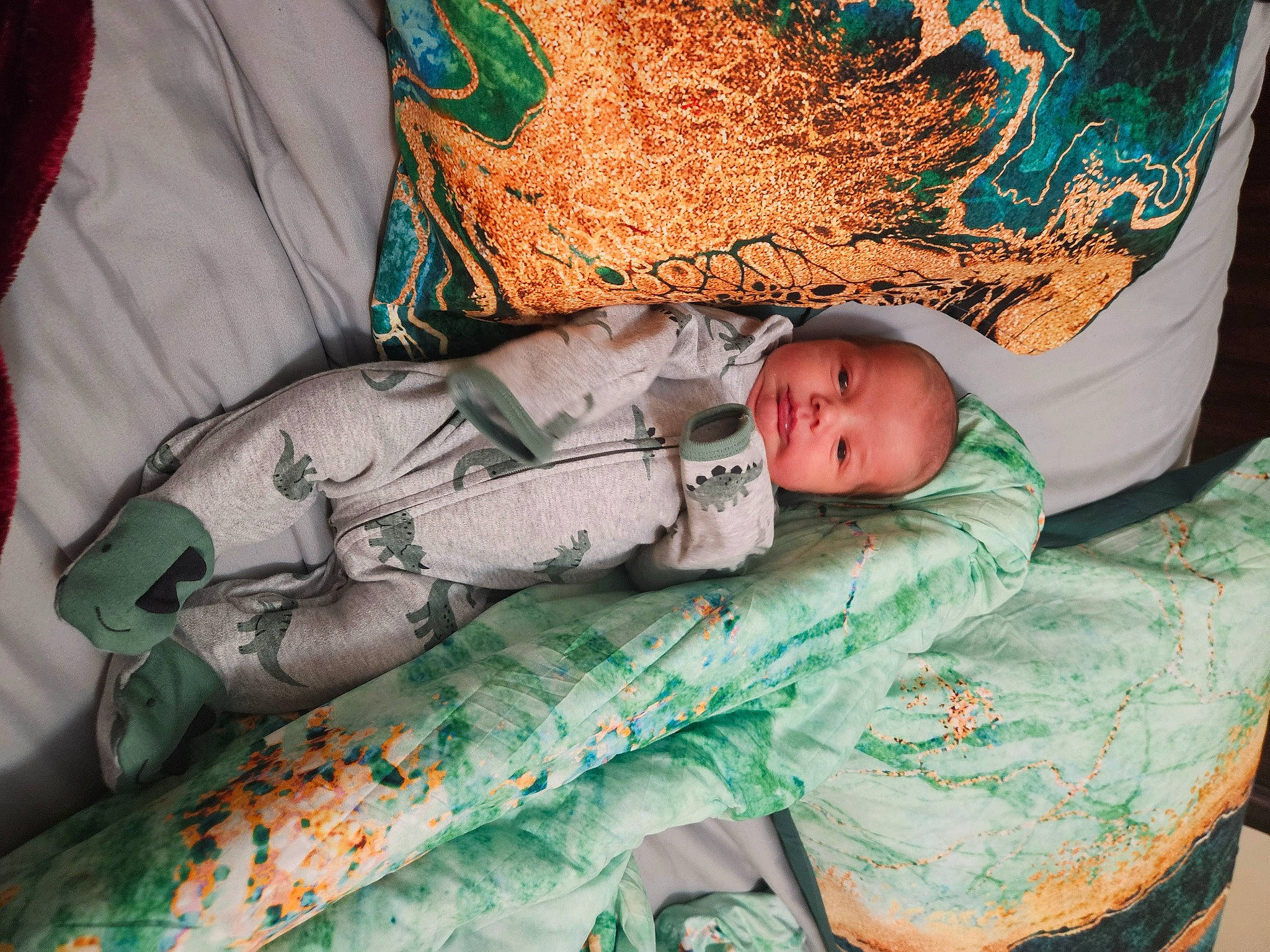 Connor joined the competition — help win amazing prizes! baby, baby_products, baby_toddler_clothing, bed, bed_sheet, bedding, bedtime, child, comfort, hat, head, linens, nap, pattern, person, room, sleep, sleeve, textile, toddler