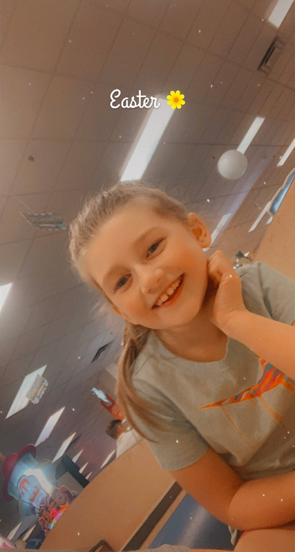 Peyton joined the competition — help win amazing prizes! arm, ceiling, cheek, chest, child, flooring, fun, happy, human_leg, joy, leisure, person, room, shoulder, smile, t_shirt, thigh, thumb, toddler