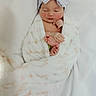 adorable, baby, blanket, bow, child, cute, foot, hand, headband, indoors, infant, newborn, peaceful, person, portrait, resting, skin, sleeping, soft, wrapped
