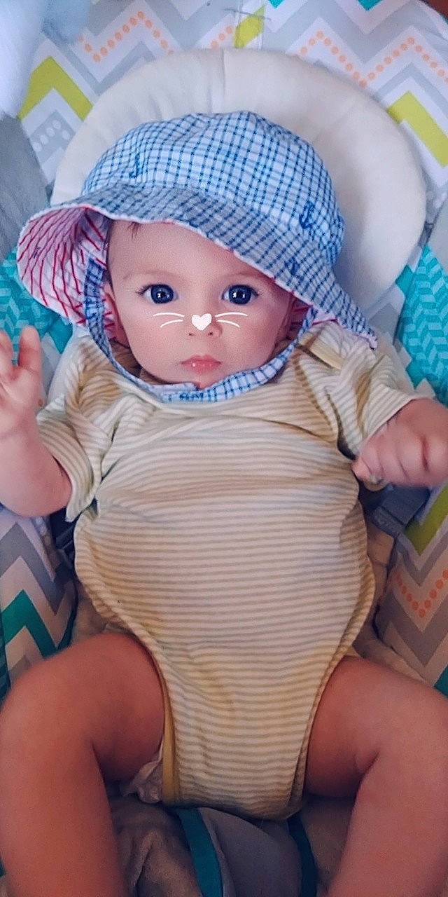 Case is registered to the contest to win money with this photo: child, doll, girl, headgear, human_hair_color, infant, iris, person, product, skin, toddler