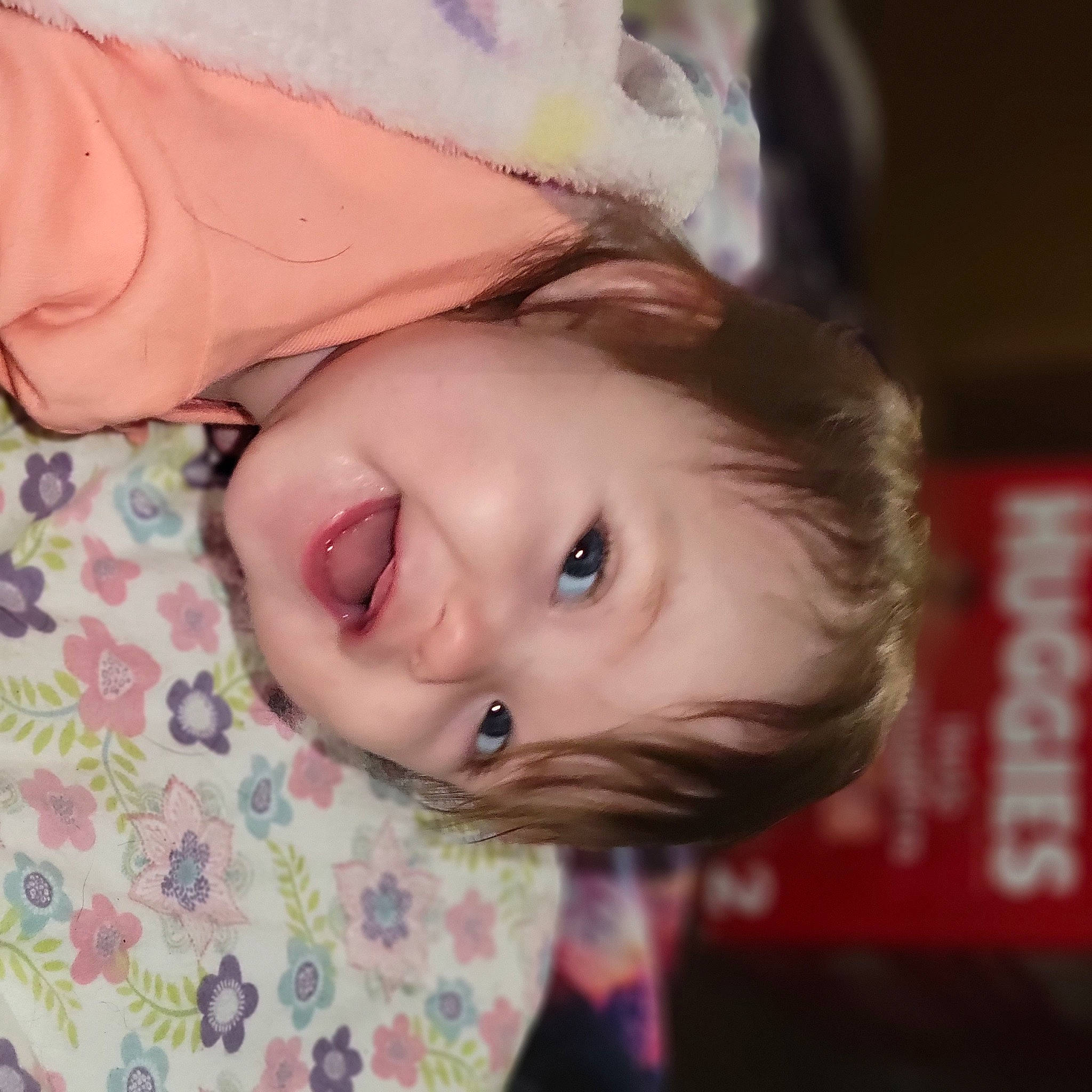 Alyvia joined the competition — help win amazing prizes! baby, cheek, child, chin, eyebrow, eyelash, fun, grass, happy, iris, lip, nose, pattern, person, portrait_photography, skin, smile, toddler, wood