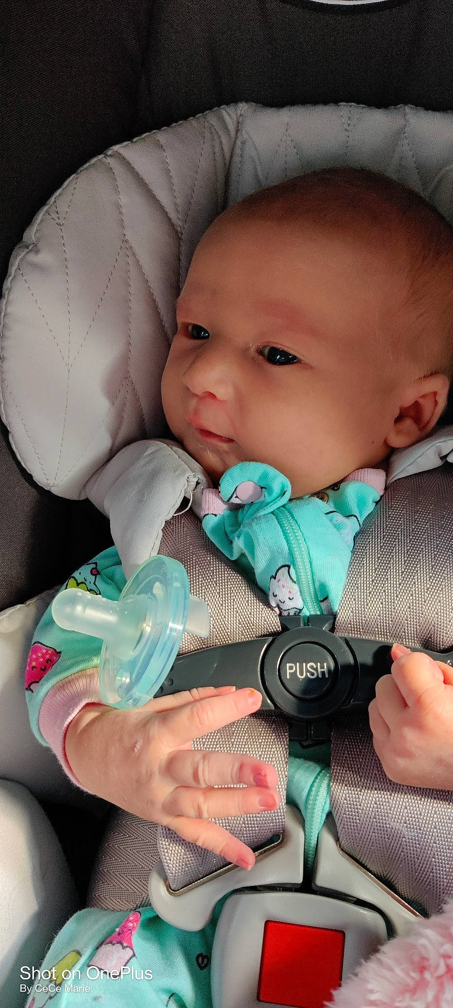 Aleena joined the competition — help win amazing prizes! azure, baby, baby_carriage, baby_toddler_clothing, cheek, child, comfort, eye, eyebrow, face, finger, hand, iris, mouth, nail, nose, organ, person, product, skin