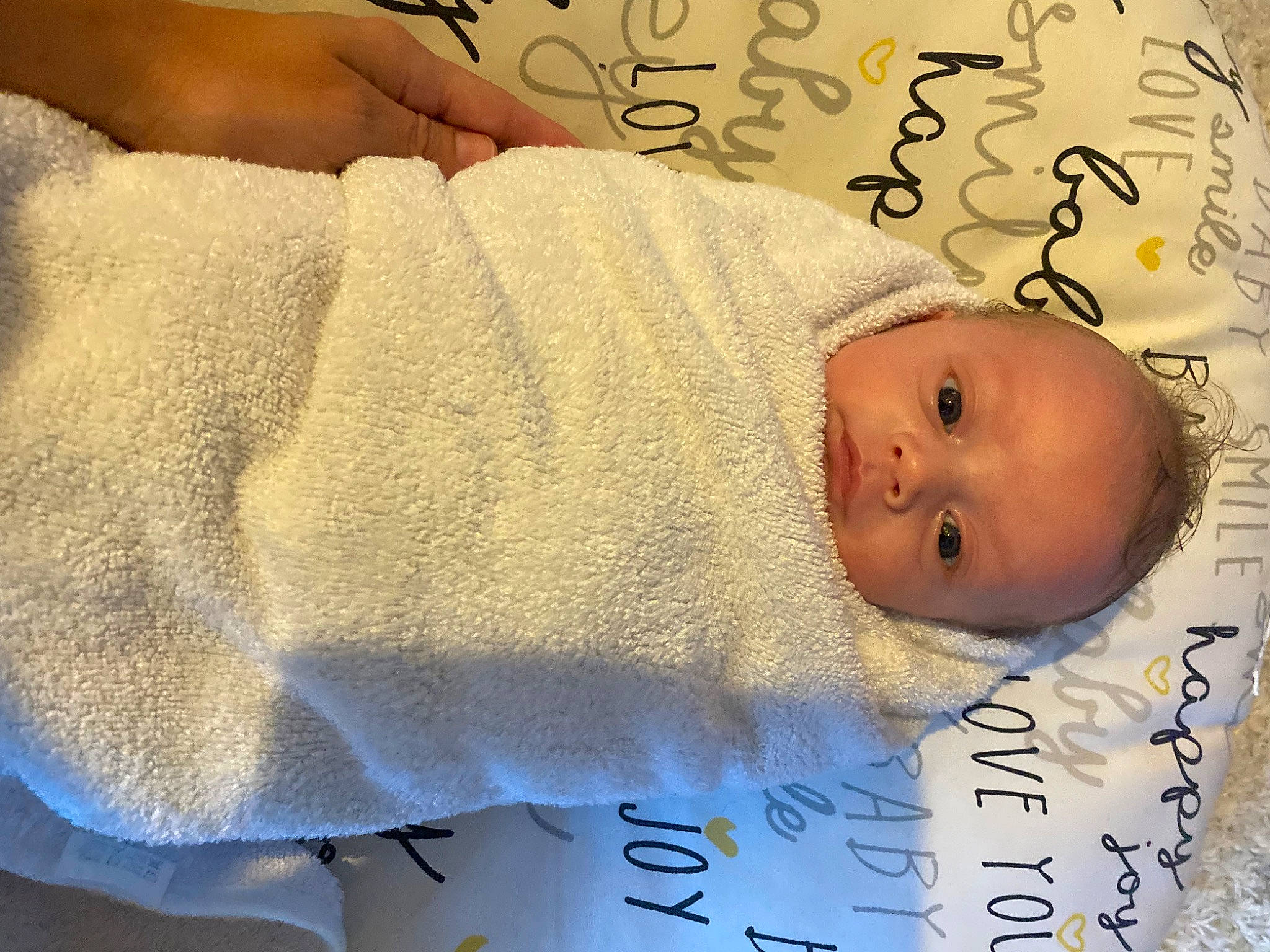 Axtyn is registered to the contest to win money with this photo: baby, baby_products, baby_sleeping, baby_toddler_clothing, bedding, bedtime, child, comfort, font, fur, handwriting, happy, linens, nail, pattern, person, room, skin, thumb, toddler