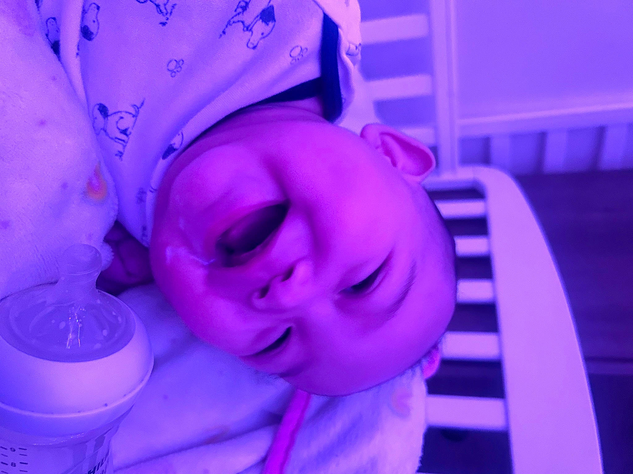 Avery joined the competition — help win amazing prizes! azure, baby, blue, child, electric_blue, event, eye, fun, happy, headgear, headwear, magenta, mouth, person, pink, plant, plastic_bottle, purple, smile, toddler