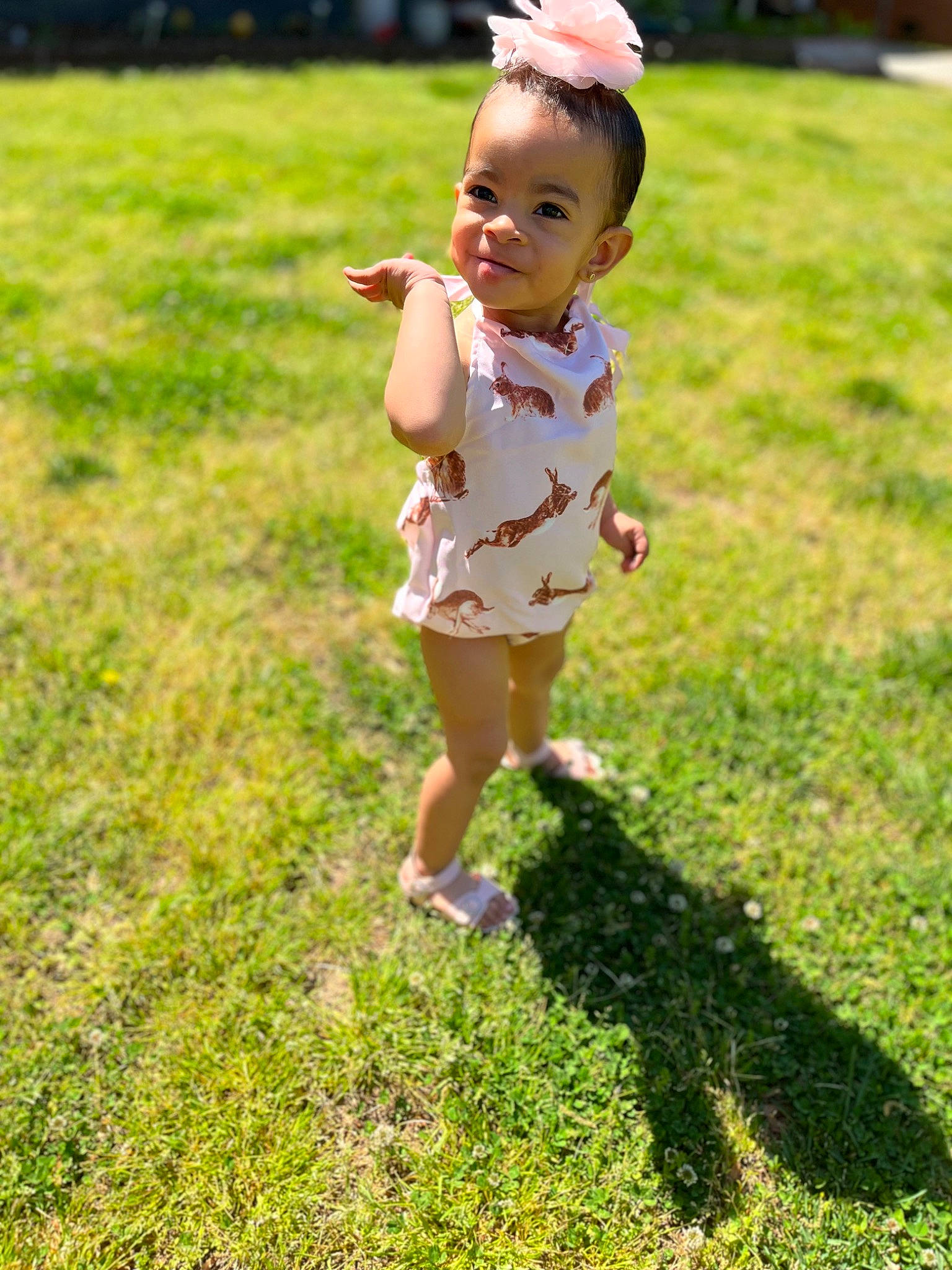 Milah is registered to the contest to win money with this photo: baby, baby_toddler_clothing, child, fun, grass, grass_family, grassland, groundcover, happy, landscape, lawn, leisure, meadow, people_in_nature, person, plant, prairie, recreation, smile, summer