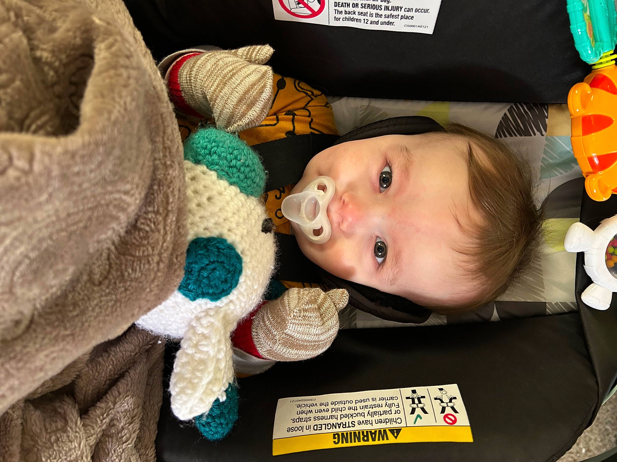 Abel joined the competition — help win amazing prizes! baby, baby_products, baby_toddler_clothing, cheek, child, eye, fashion_accessory, fur, headgear, iris, linens, nose, outerwear, person, product, skin, smile, textile, toddler, wood