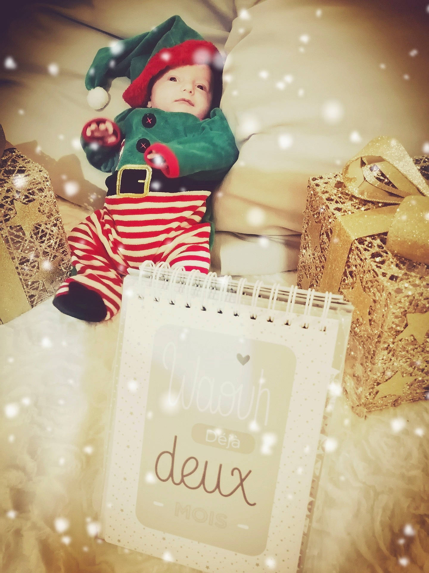 Damien participe au concours pour gagner de l'argent avec cette photo : carmine, christmas, christmas_decoration, christmas_eve, christmas_lights, christmas_ornament, decoration, event, fashion_design, happy, holiday, interior_design, ornament, party_supply, pattern, person, present, room, sweetness, winter