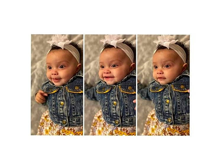 Amara is registered to the contest to win money with this photo: art, baby, baby_toddler_clothing, cap, child, collar, eye, eyelash, fashion_accessory, font, fur, happy, magenta, pattern, person, plant, portrait_photography, sleeve, smile, t_shirt