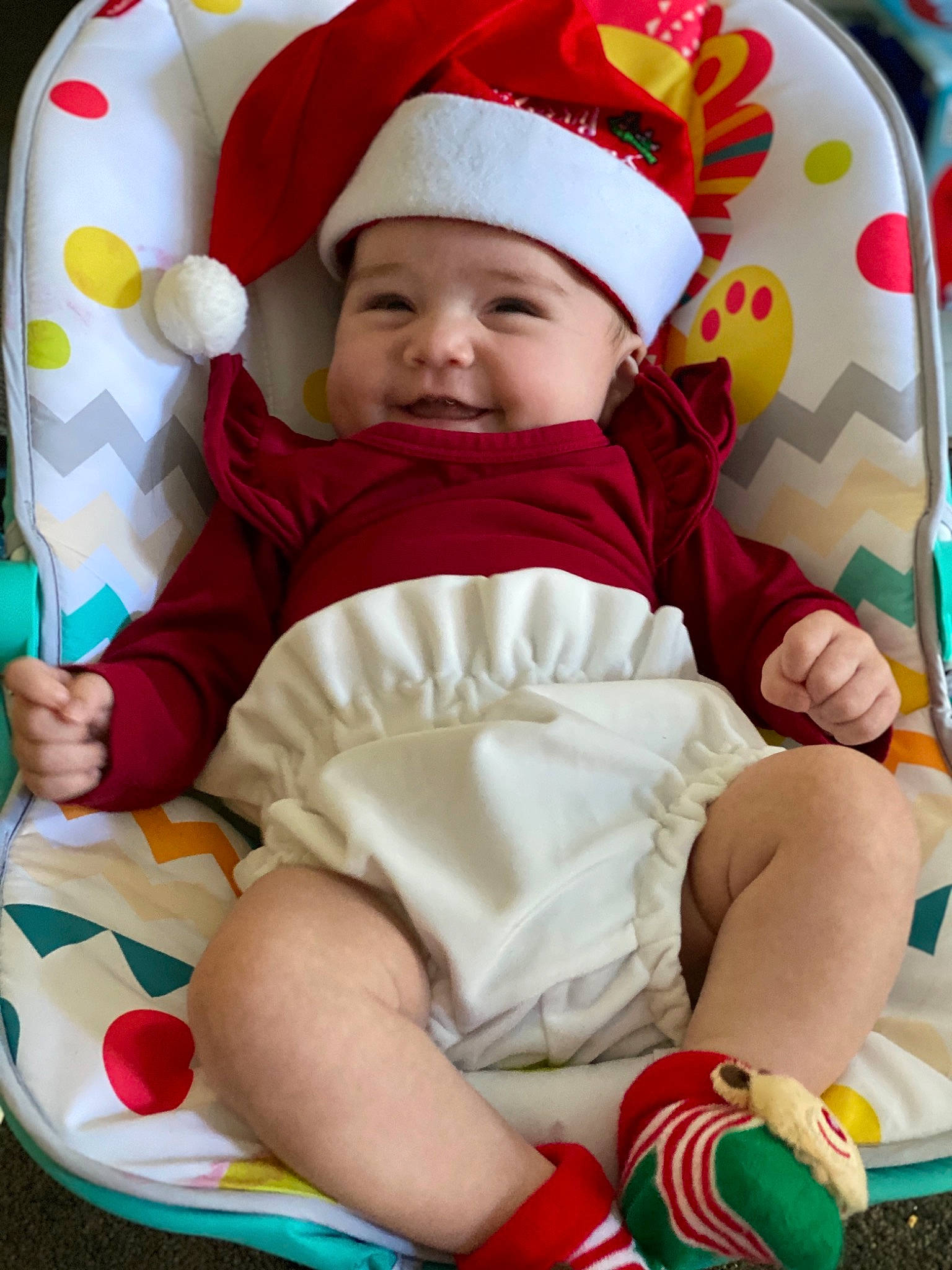 Maia joined the competition — help win amazing prizes! baby, baby_products, baby_sleeping, child, headwear, person, play, product, red, sleep, toddler