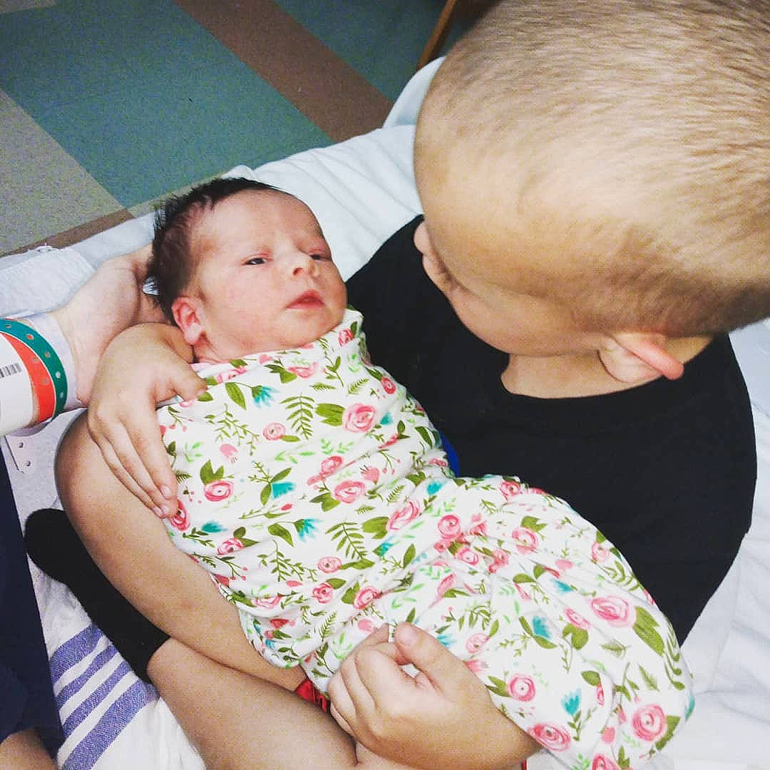 Kylee is registered to the contest to win money with this photo: arm, baby, birth, child, daughter, ear, hand, leg, person, product, sitting, skin, toddler