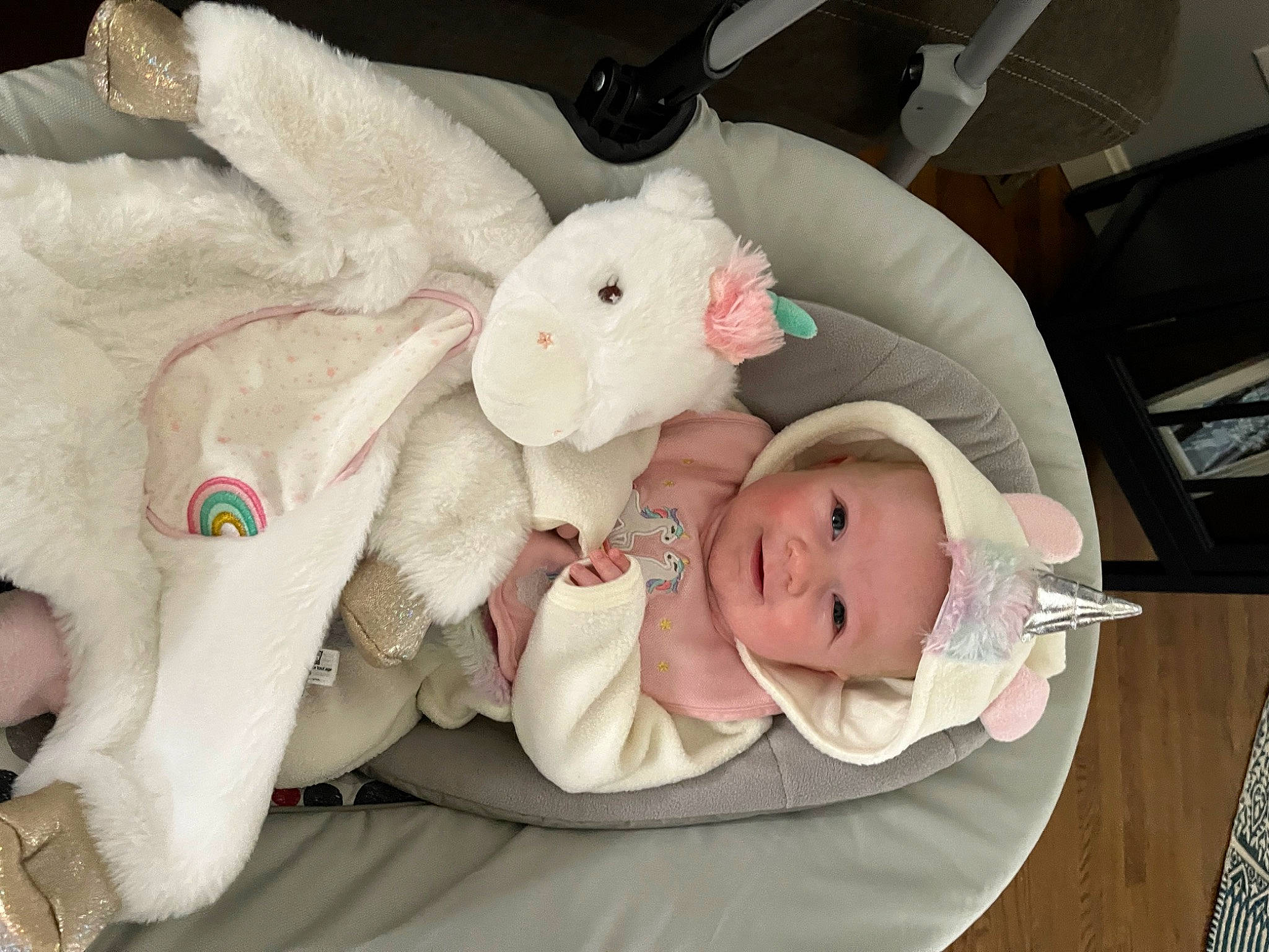 Charlie is registered to the contest to win money with this photo: baby, baby_products, baby_safety, baby_sleeping, baby_toddler_clothing, bedtime, child, comfort, fur, hat, headgear, headwear, linens, person, plush, room, skin, sleep, stuffed_toy, textile
