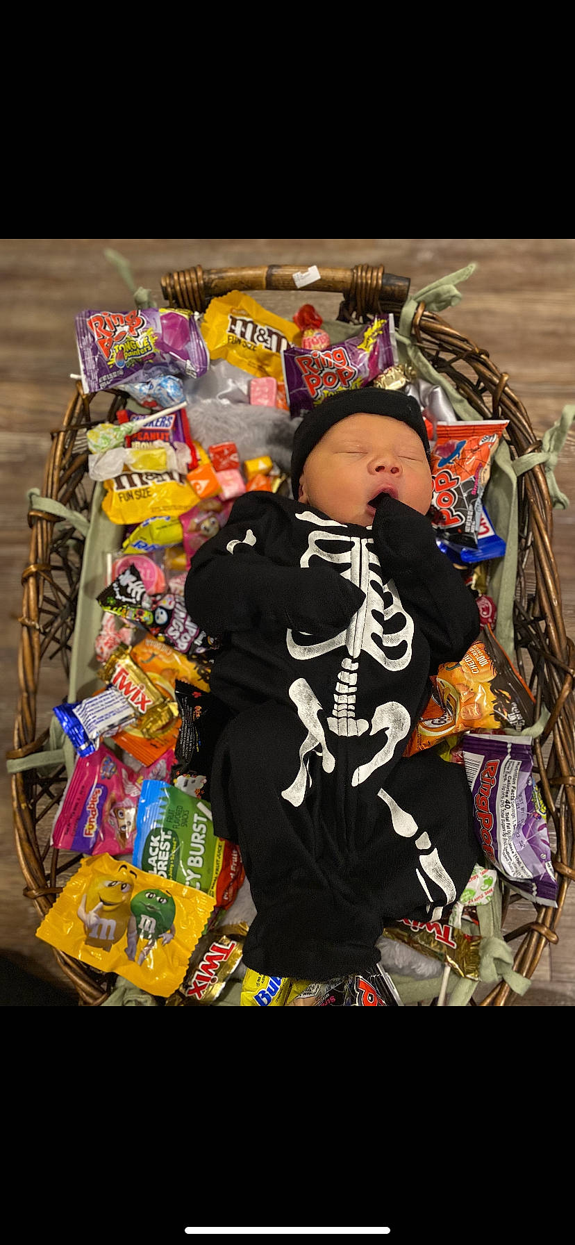 Riley joined the competition — help win amazing prizes! baby, baby_products, baby_toddler_clothing, bag, bazaar, child, costume, event, fashion_accessory, fiction, hat, headwear, luggage_and_bags, market, mask, pattern, person, retail, t_shirt, toddler