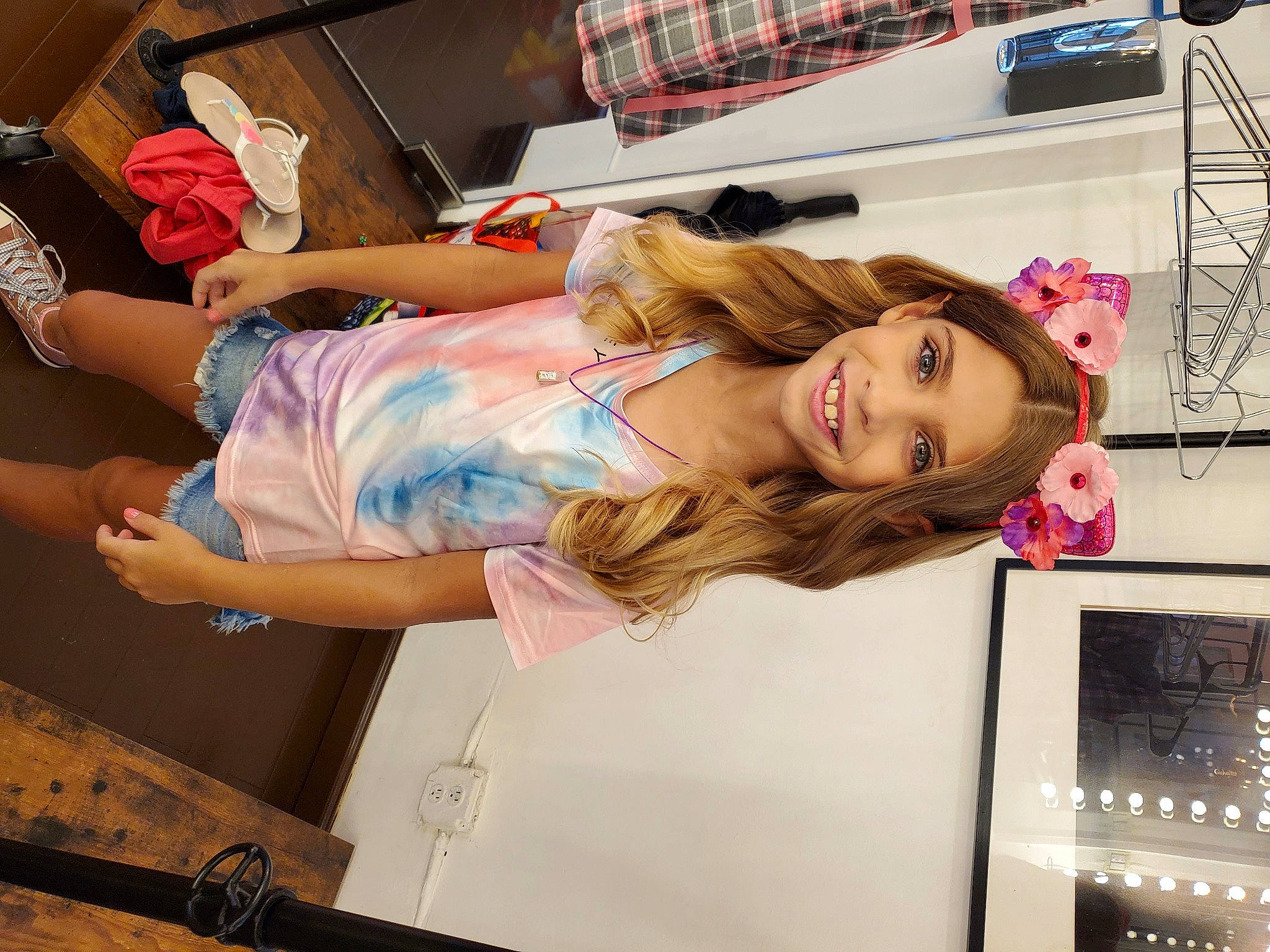 Gabrielle joined the competition — help win amazing prizes! arm, beauty, dress, elbow, eyelash, fashion_design, fun, hairstyle, human_leg, joy, leg, long_hair, person, pink, product, shoulder, skin, smile, street_fashion, tartan