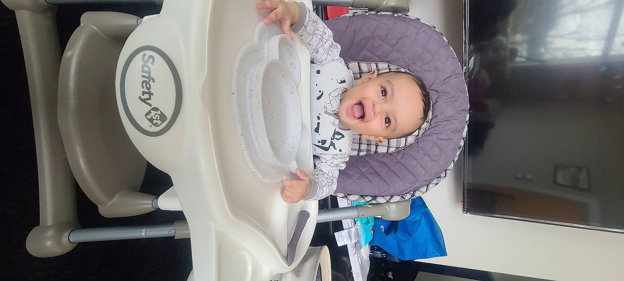 Keith joined the competition — help win amazing prizes! auto_part, automotive_wheel_system, baby, baby_products, baby_safety, baby_toddler_clothing, child, circle, comfort, fun, hat, machine, person, product, purple, room, service, smile, toddler