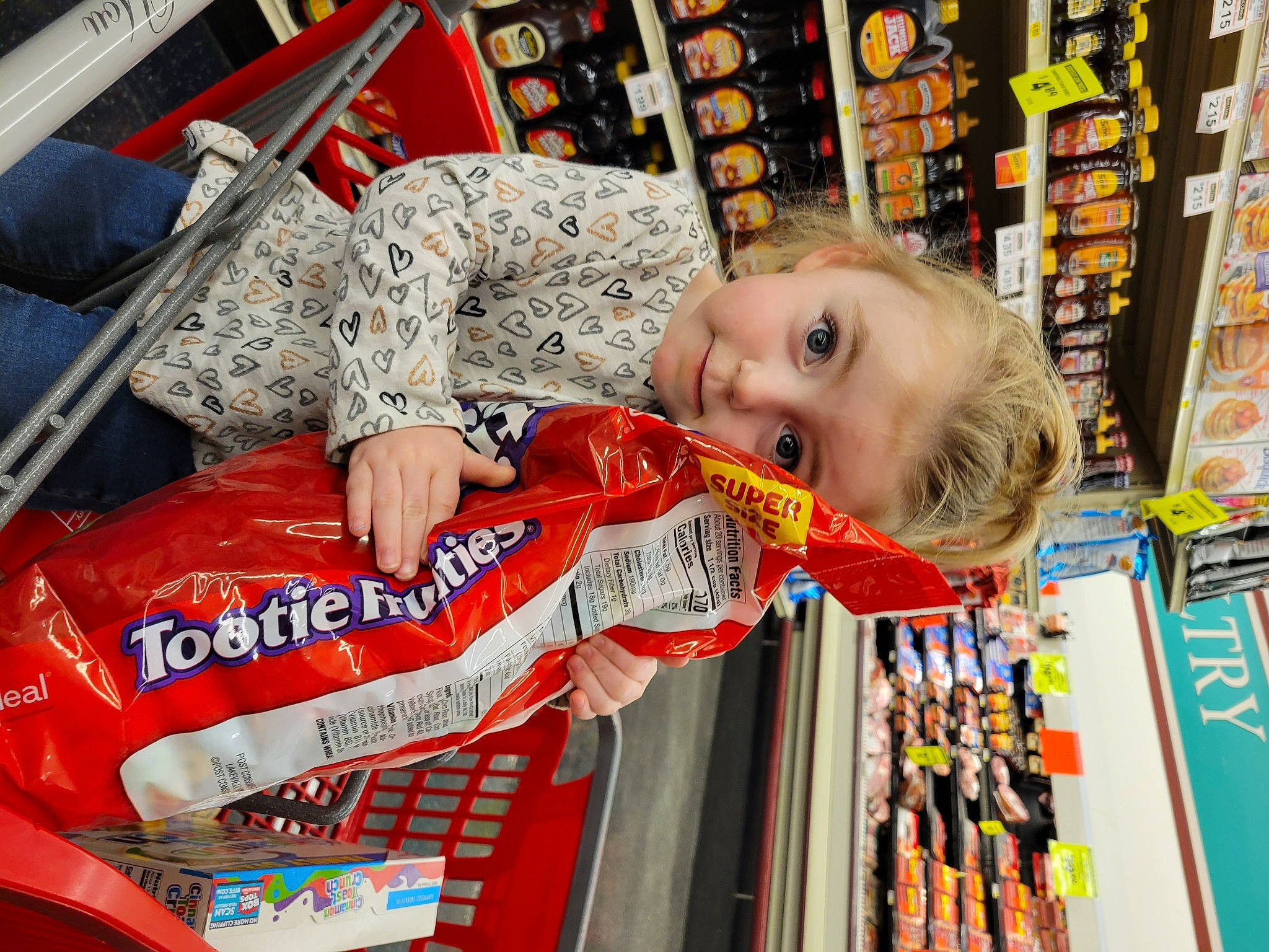 Breleigh joined the competition — help win amazing prizes! child, clothing, collection, convenience_store, customer, fun, orange, person, photograph, photography, product, publication, retail, room, service, shelf, shelving, sleeve, snapshot, supermarket