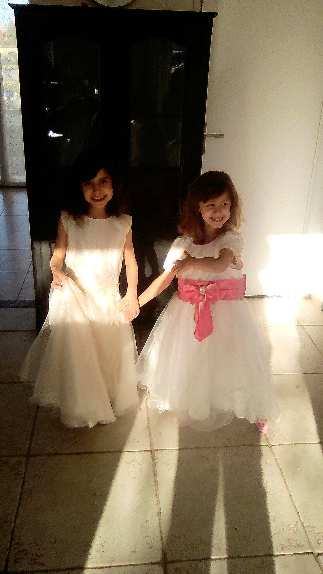 Stephanie participe au concours pour gagner de l'argent avec cette photo : bridal_clothing, bride, ceremony, child, costume, day, dress, event, flower_girl, formal_wear, fun, girl, gown, joy, lady, person, snapshot, standing, textile, wedding