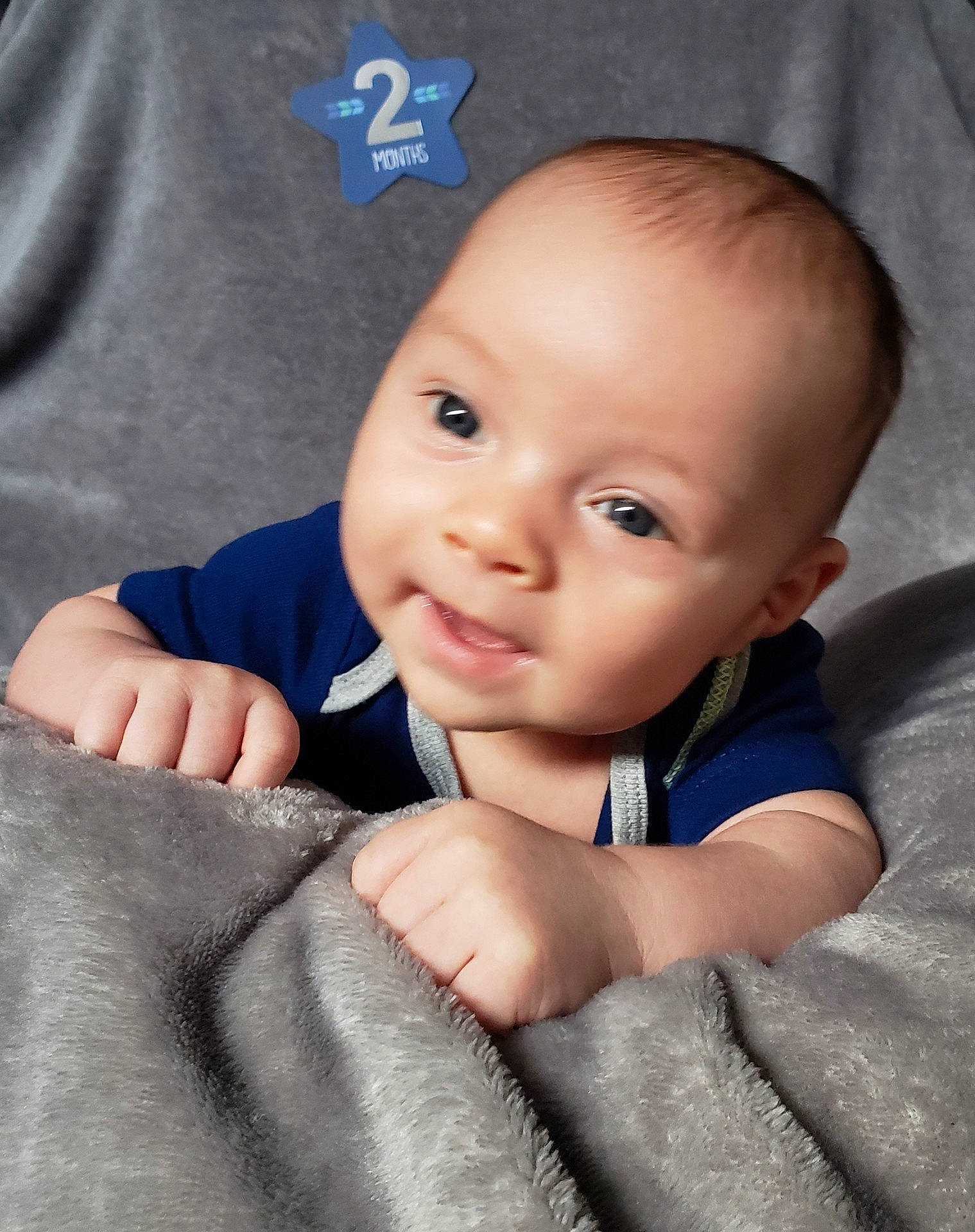 Alexzander joined the competition — help win amazing prizes! blue, boy, cheek, child, eye, finger, hand, head, infant, mouth, nose, person, portrait_photography, product, skin, smile, thumb, toddler